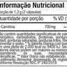 l carnitina ftw 120 caps tabela nutricional nossa forma