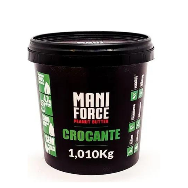 Pasta de Amendoim Mani Force 1Kg Tradicional ou Crocante