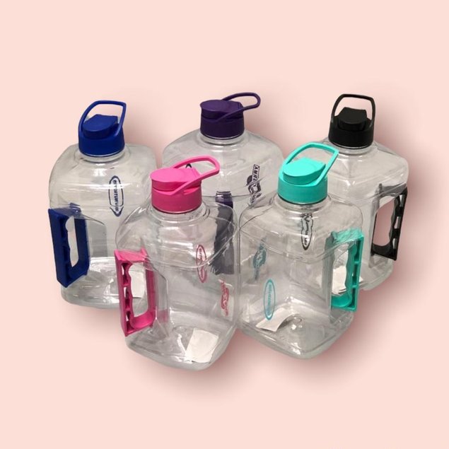 Garrafa Galão Quadrado Cristal 2 Litros Inov Nutrition