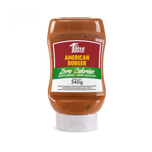 molho american burger mrs taste 340g nossa forma