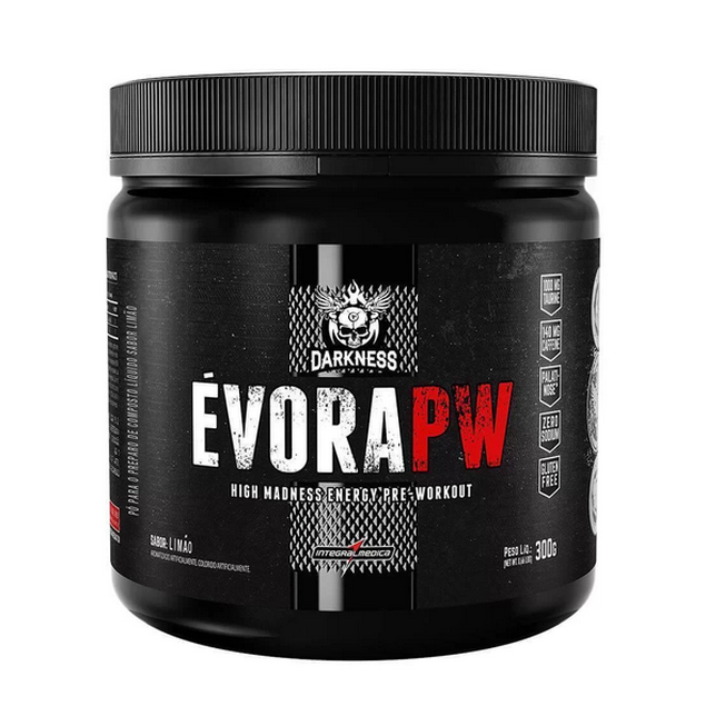 evora pre treino limao 300g nossa forma suplementos 1