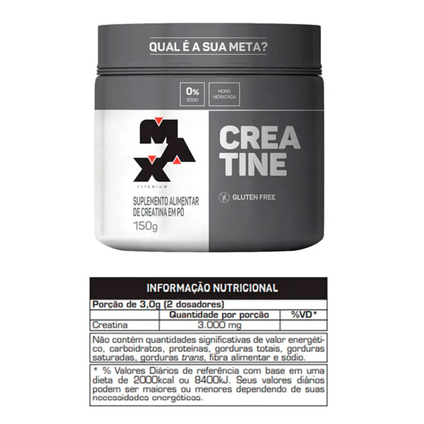 creatina 150g max titanium 1