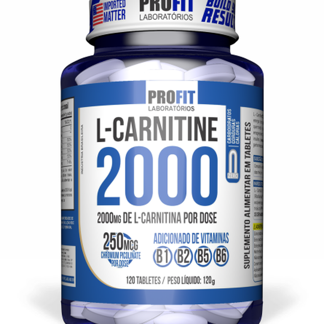 l carnitina carnitine 2000 profit nossa forma suplementos