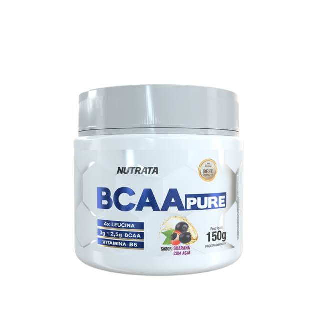 BCAA Pure 150g Com Vitamina B6 Nutrata