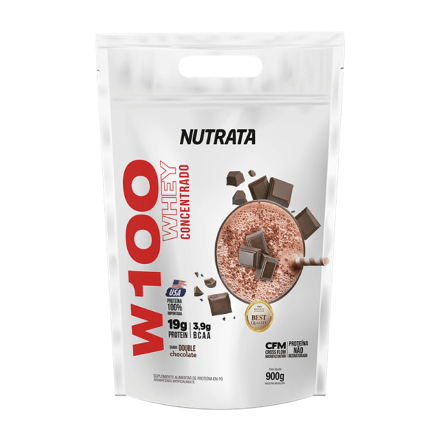 W100 Whey Concentrado Refil 900g Nutrata