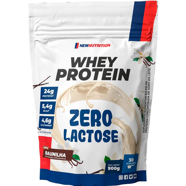 Whey Protein 900g Zero Lactose New Nutrition