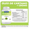oleo de cartamo cromo 120 capsulas new nutrition nossa forma suplementos 3
