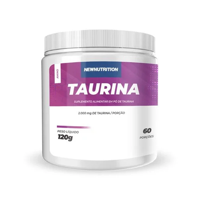 taurina 120g new nutrition nossa forma suplementos 2
