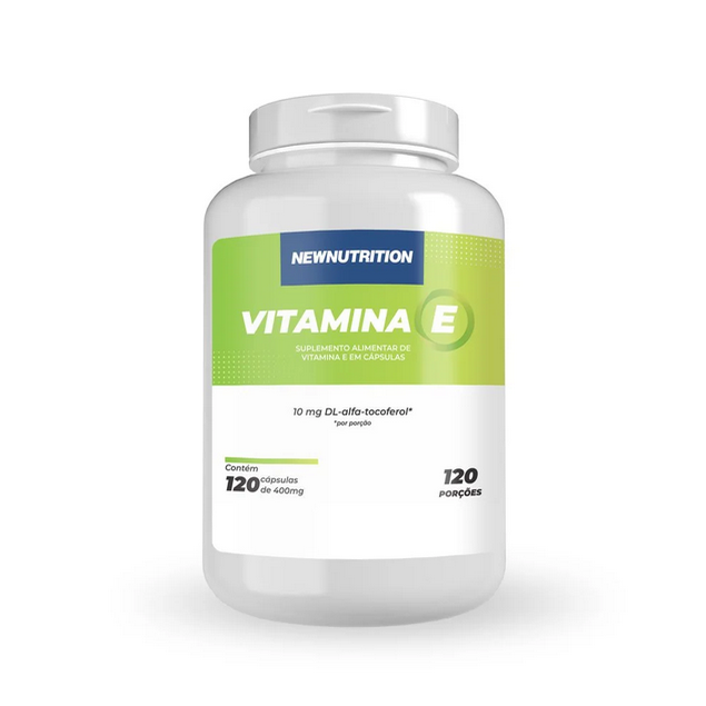 vitamina e 400mg 120 capsulas new nutrition nossa forma suplementos 2