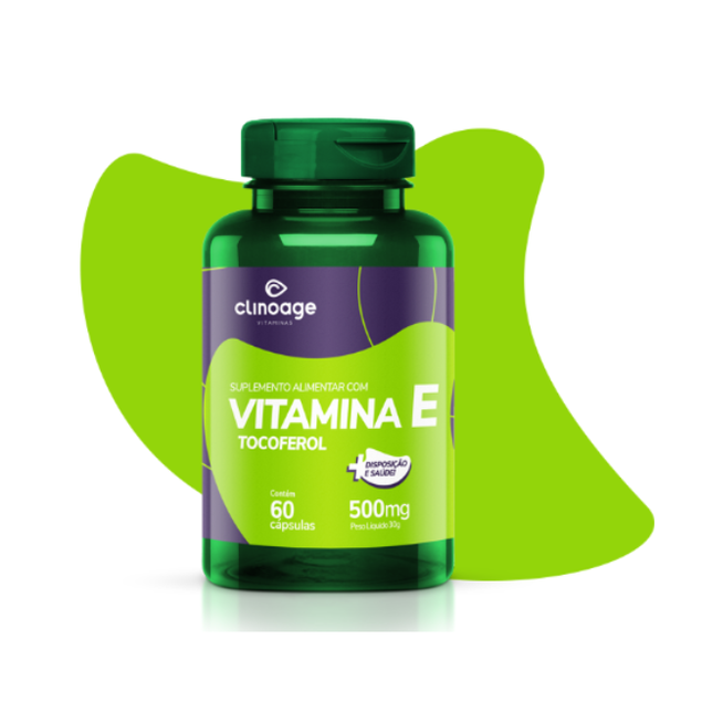 vitamina e tocoferol clinoage 60c nossa forma suplementos 1