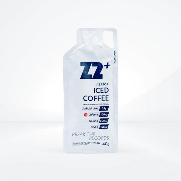 energy gel de carboidrato z2 plus 40g iced coffee z2 foods nossa forma suplementos 6