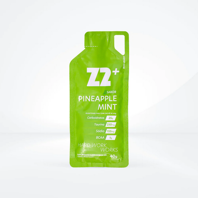 Energy Gel Plus (Z2+) Sabor Pineapple Mint 40g Z2 Foods