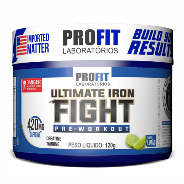 ultimate iron fight pre workout 120g profit limao nossa forma suplementos 1
