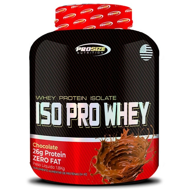 Iso Pro Whey Protein Isolado Prosize Nutrition 1,8Kg