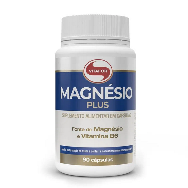 magnesio plus 90c vitafor nossa forma suplementos 3