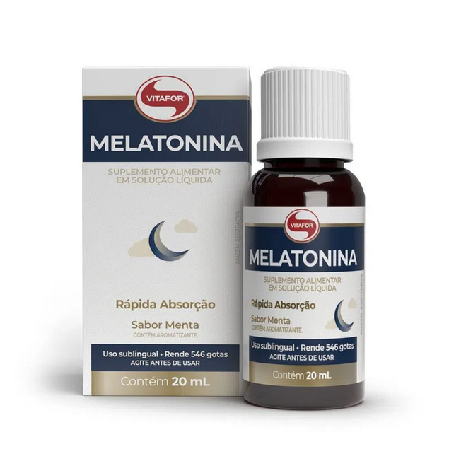 melatonina 20ml vitafor nossa forma suplementos 3