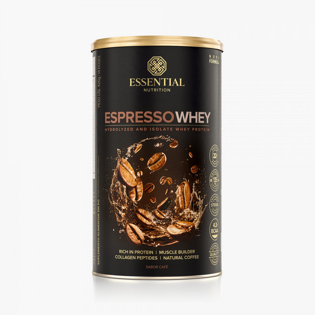 expresso whey 420g essential nutrition nossa forma suplementos