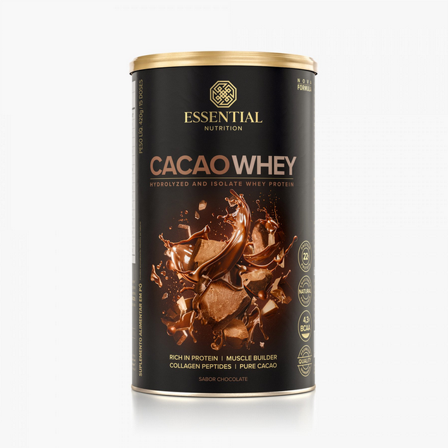 Cacao Whey 420g Essential Nutrition