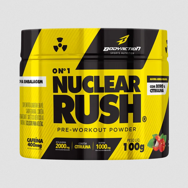 Pré Treino Nuclear Rush 100g Body Action