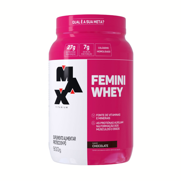 feminini whey chocolate max 900g 1