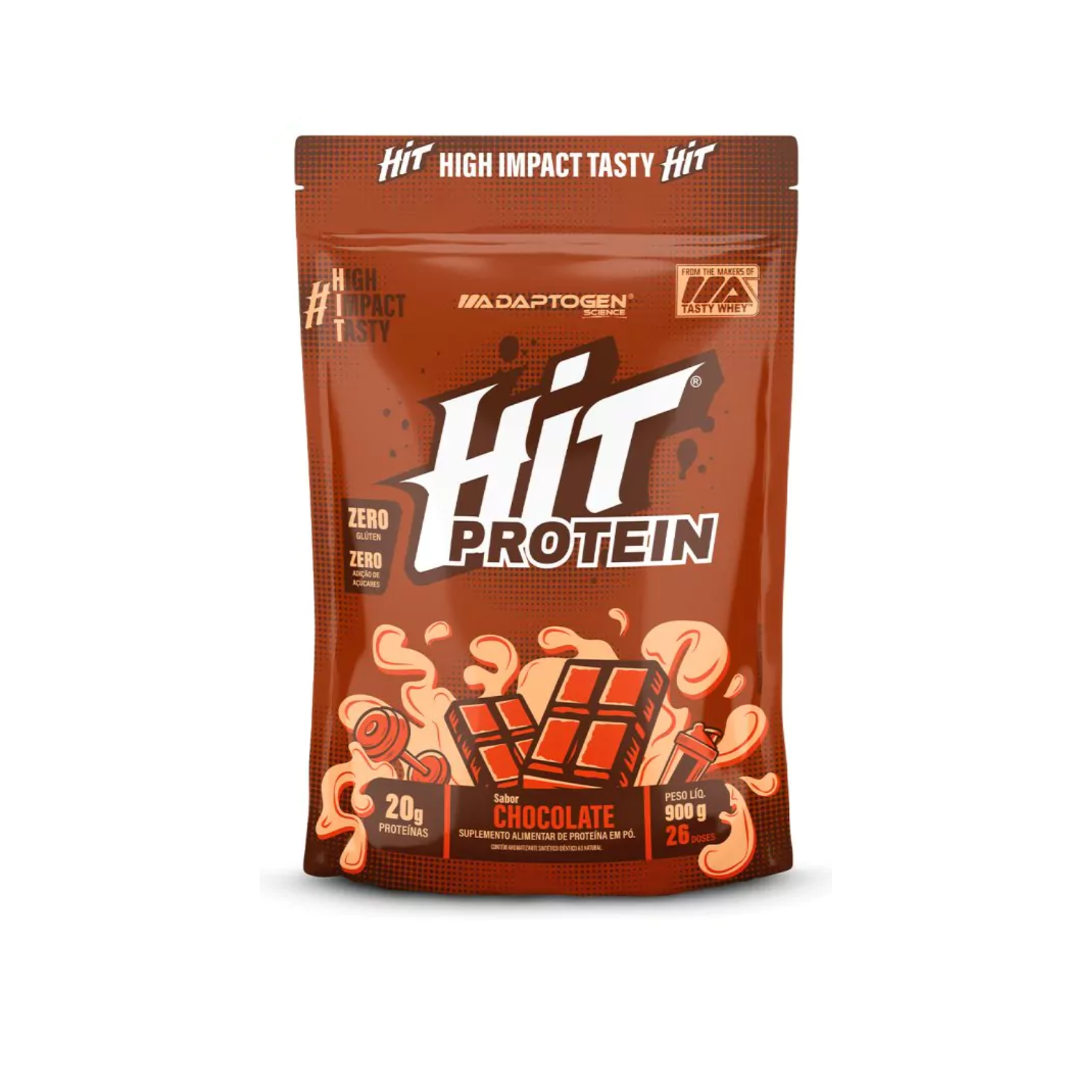 HIT PROTEIN 900G REFIL CHOCOLATE ADAPTOGEN